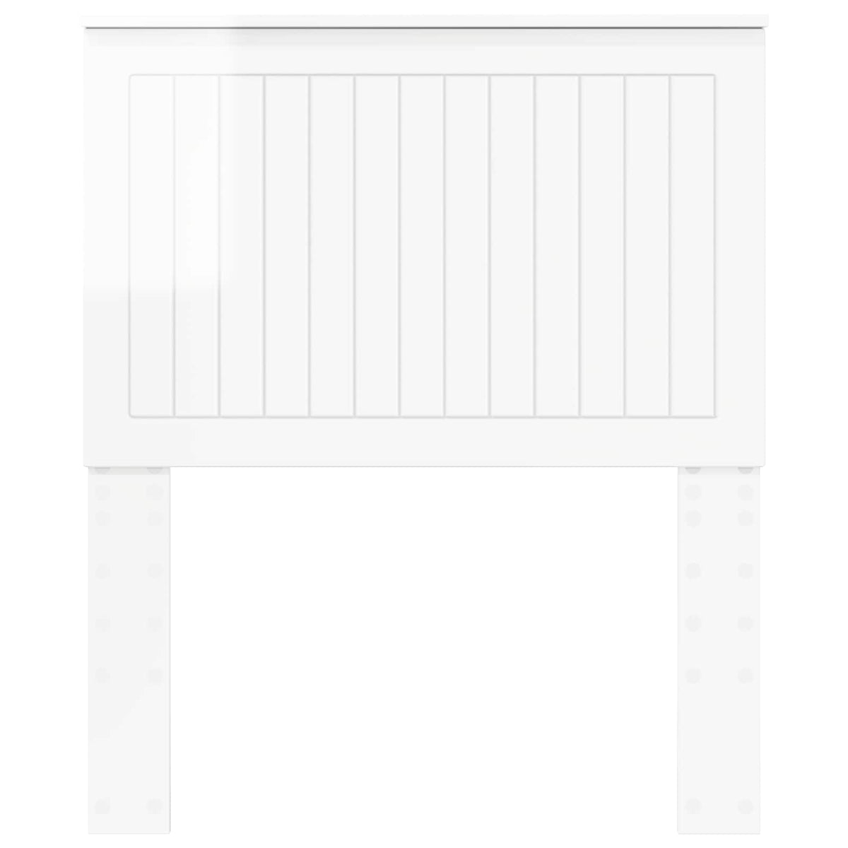 Headboard High Gloss White Engineered wood
