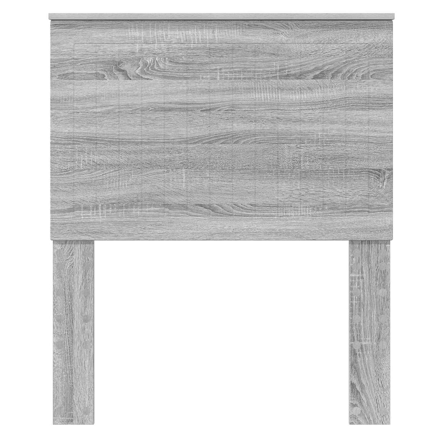 Headboard with Headboard Grey Sonoma 80 cm Engineered wood
