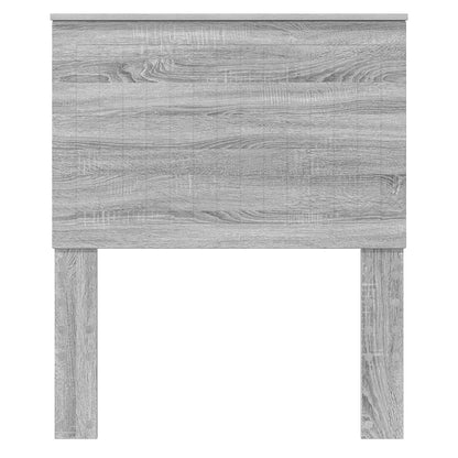 Headboard with Headboard Grey Sonoma 80 cm Engineered wood