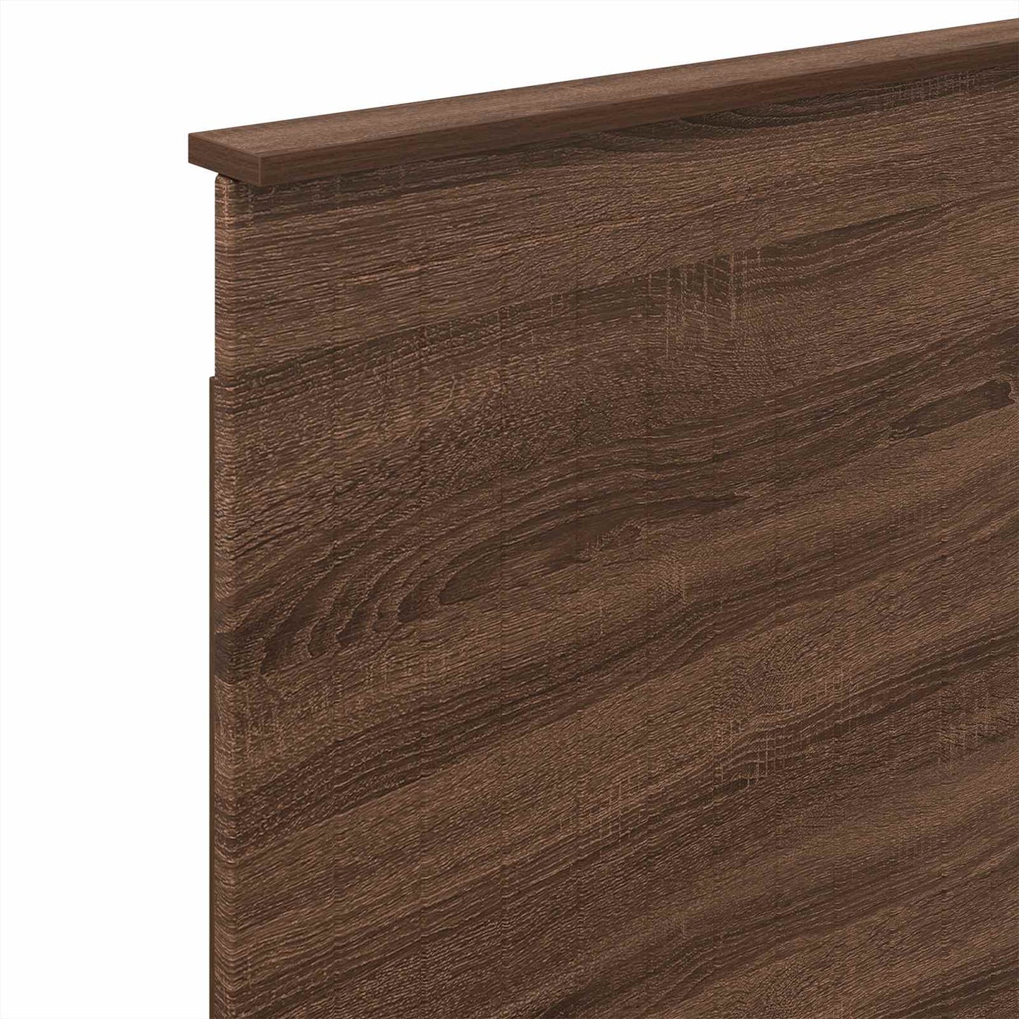 Headboard with Headboard Brown Oak 80 cm Engineered wood