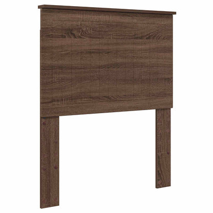 Headboard with Headboard Brown Oak 80 cm Engineered wood