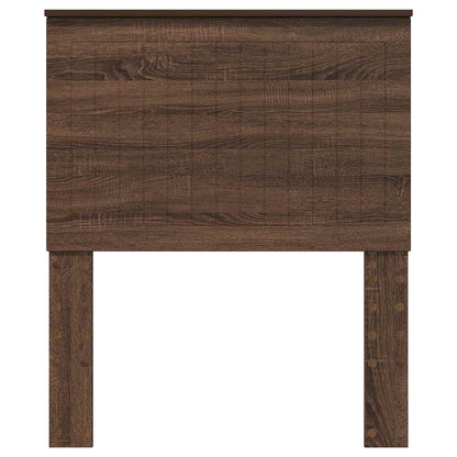 Headboard with Headboard Brown Oak 80 cm Engineered wood