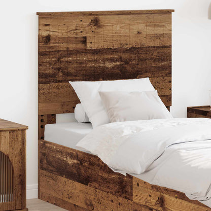 Headboard with Headboard Old Wood 80 cm Engineered wood