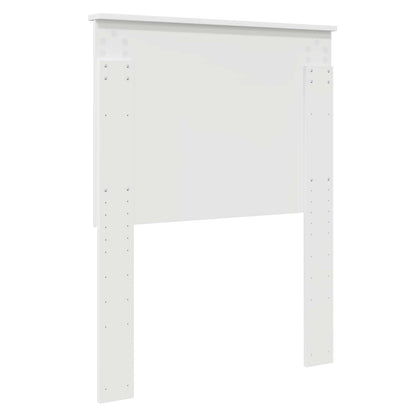 Headboard with Headboard White 75 cm Engineered wood