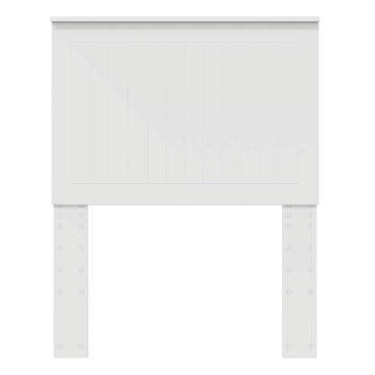 Headboard with Headboard White 75 cm Engineered wood