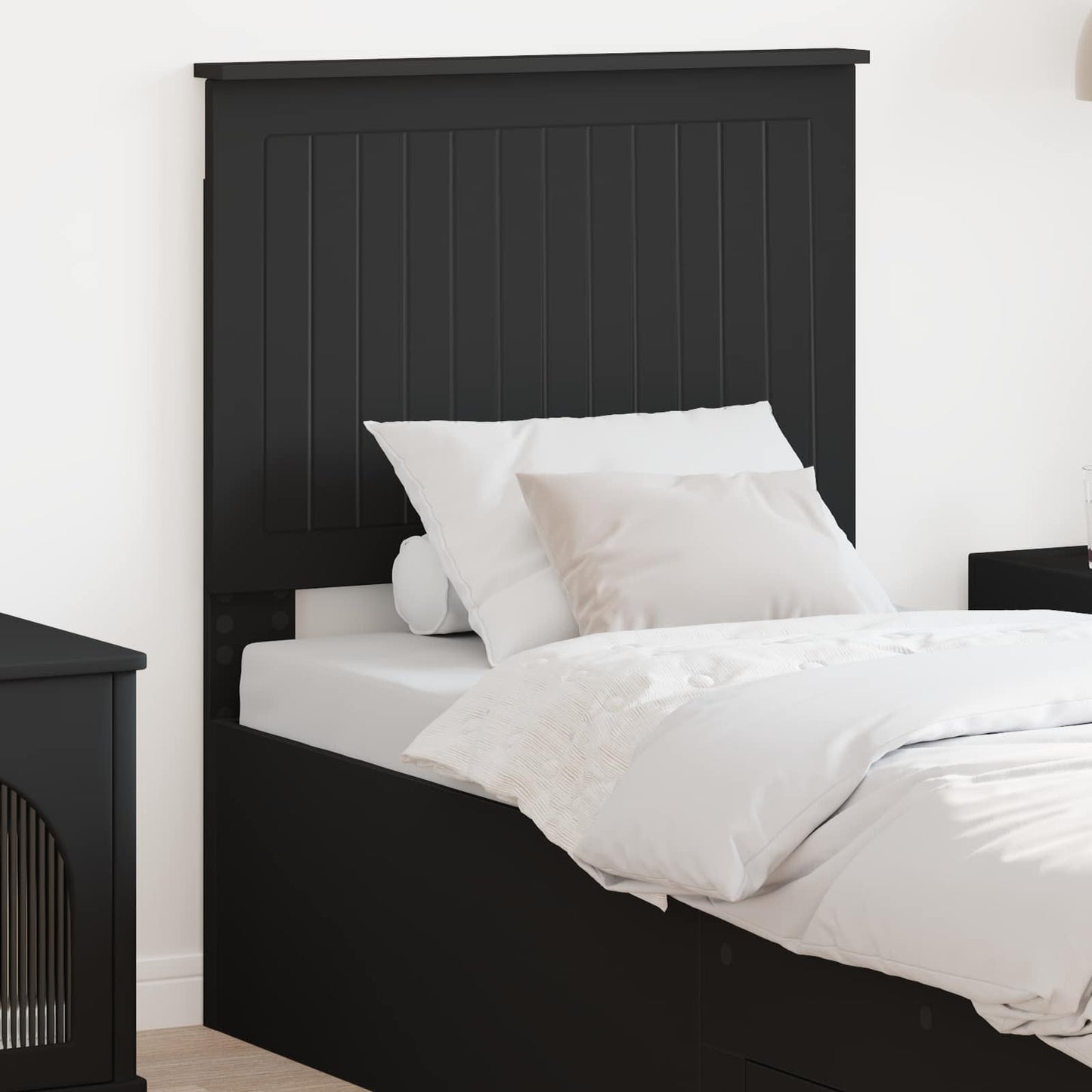 Headboard Black Oak Engineered wood