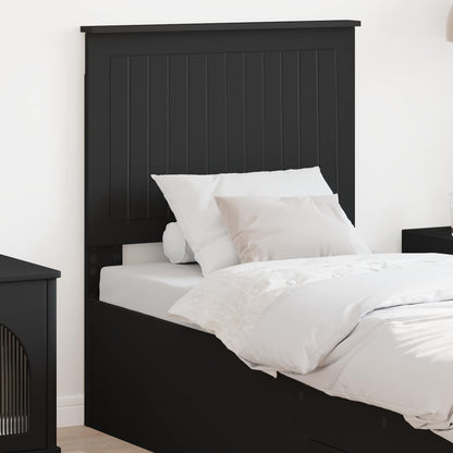 Headboard Black Oak Engineered wood
