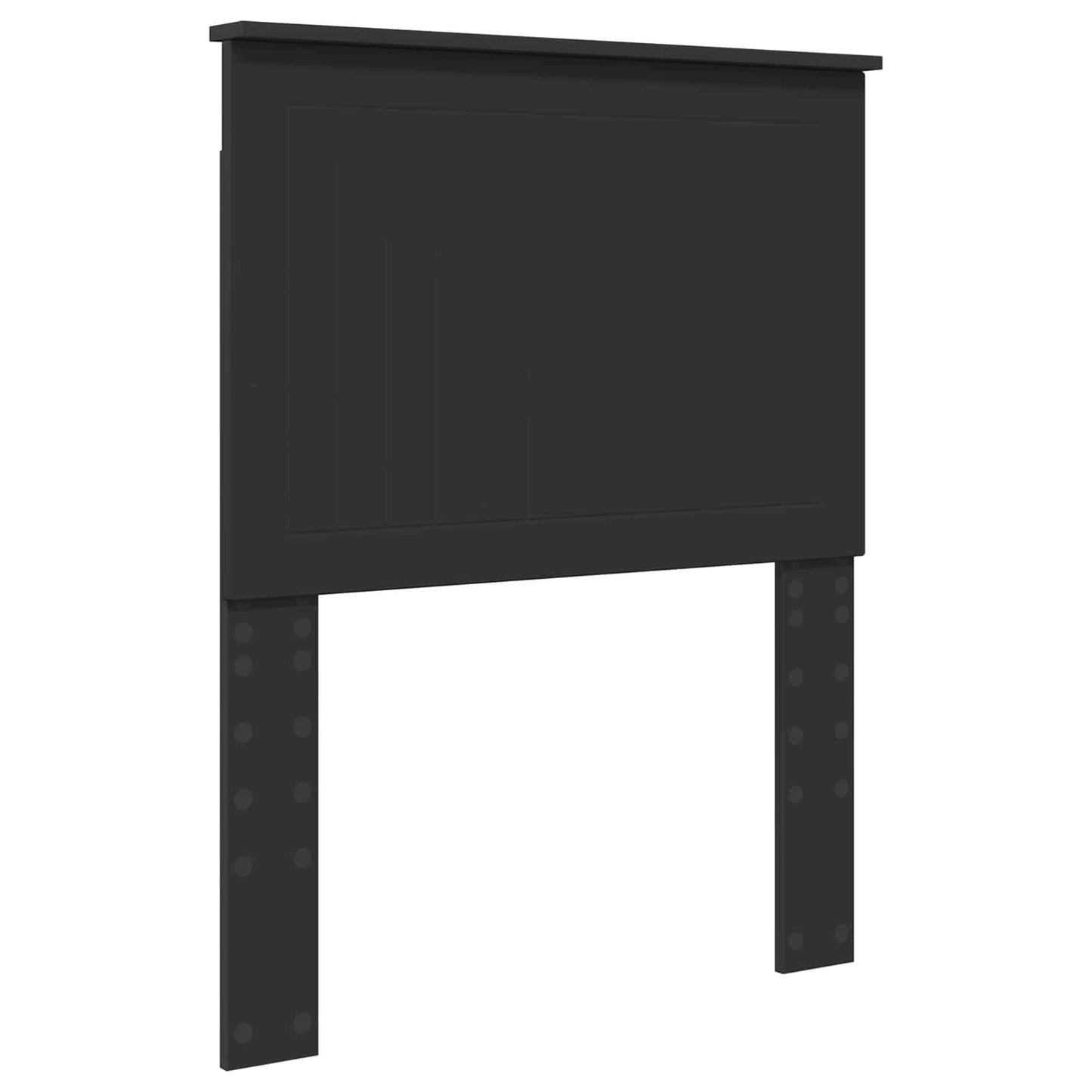 Headboard with Headboard Black Oak 75 cm Engineered wood