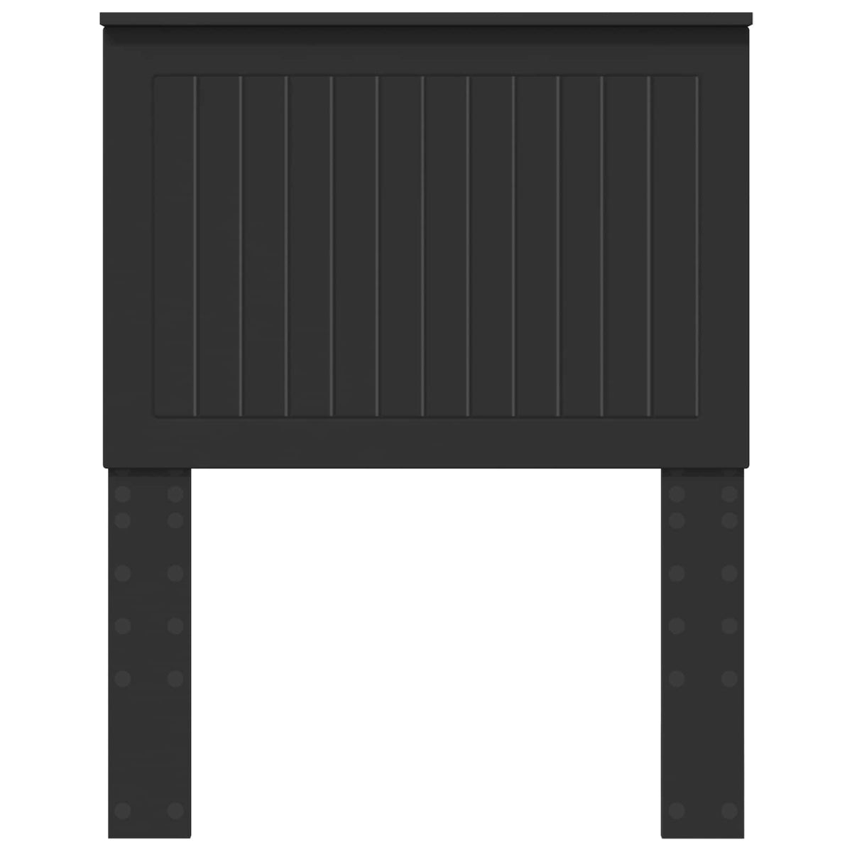 Headboard Black Engineered wood
