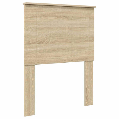Headboard with Headboard Sonoma Oak 75 cm Engineered wood