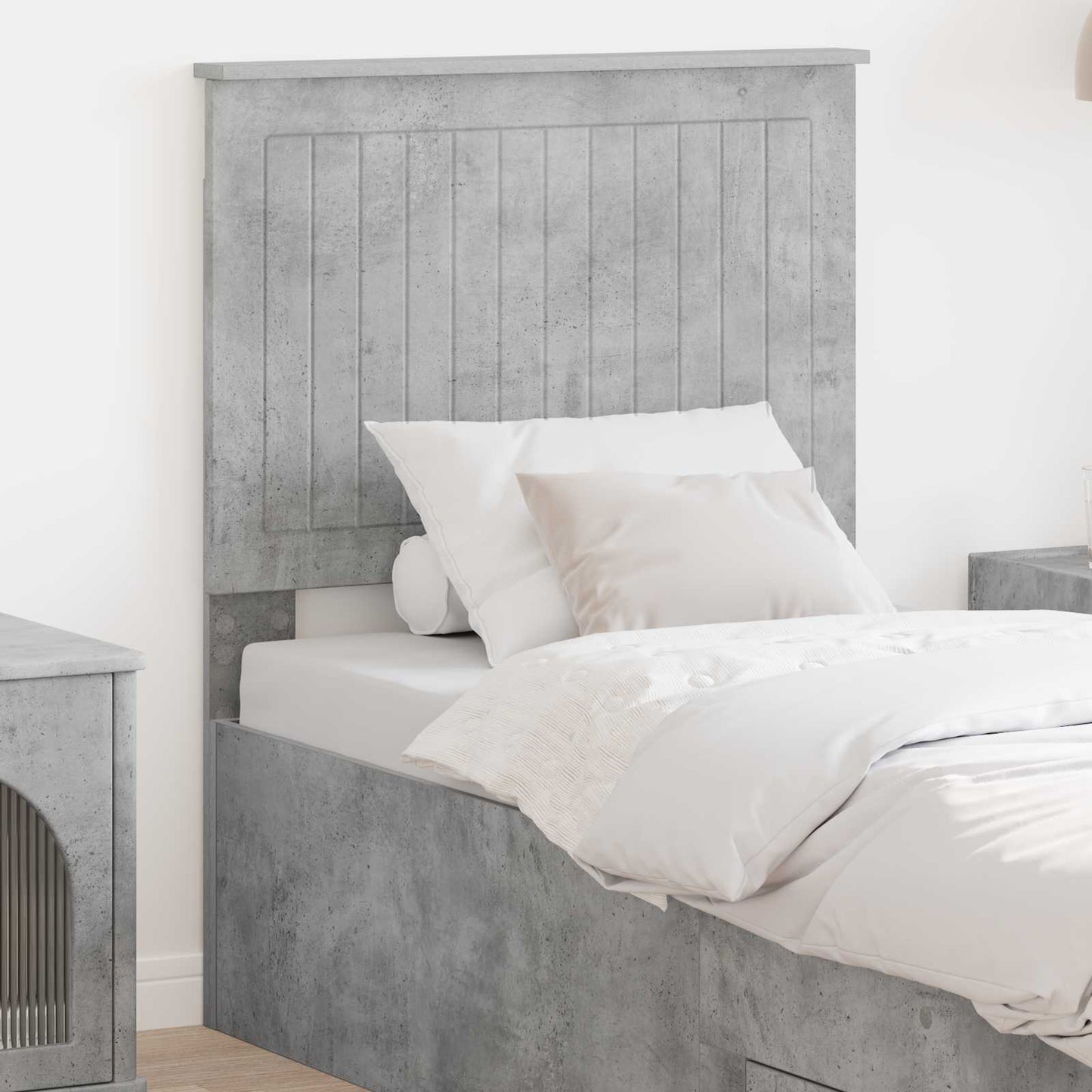 Headboard Concrete Grey Engineered wood
