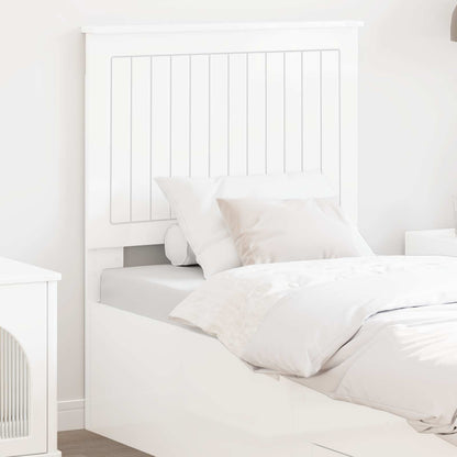 Headboard Gloss White Engineered wood