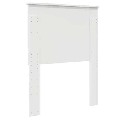 Headboard with Headboard Gloss White 75 cm Engineered wood