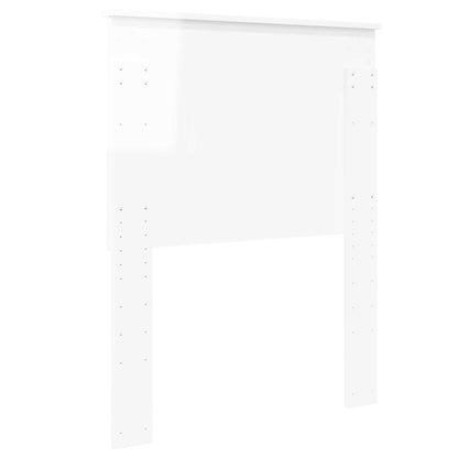 Headboard Gloss White Engineered wood