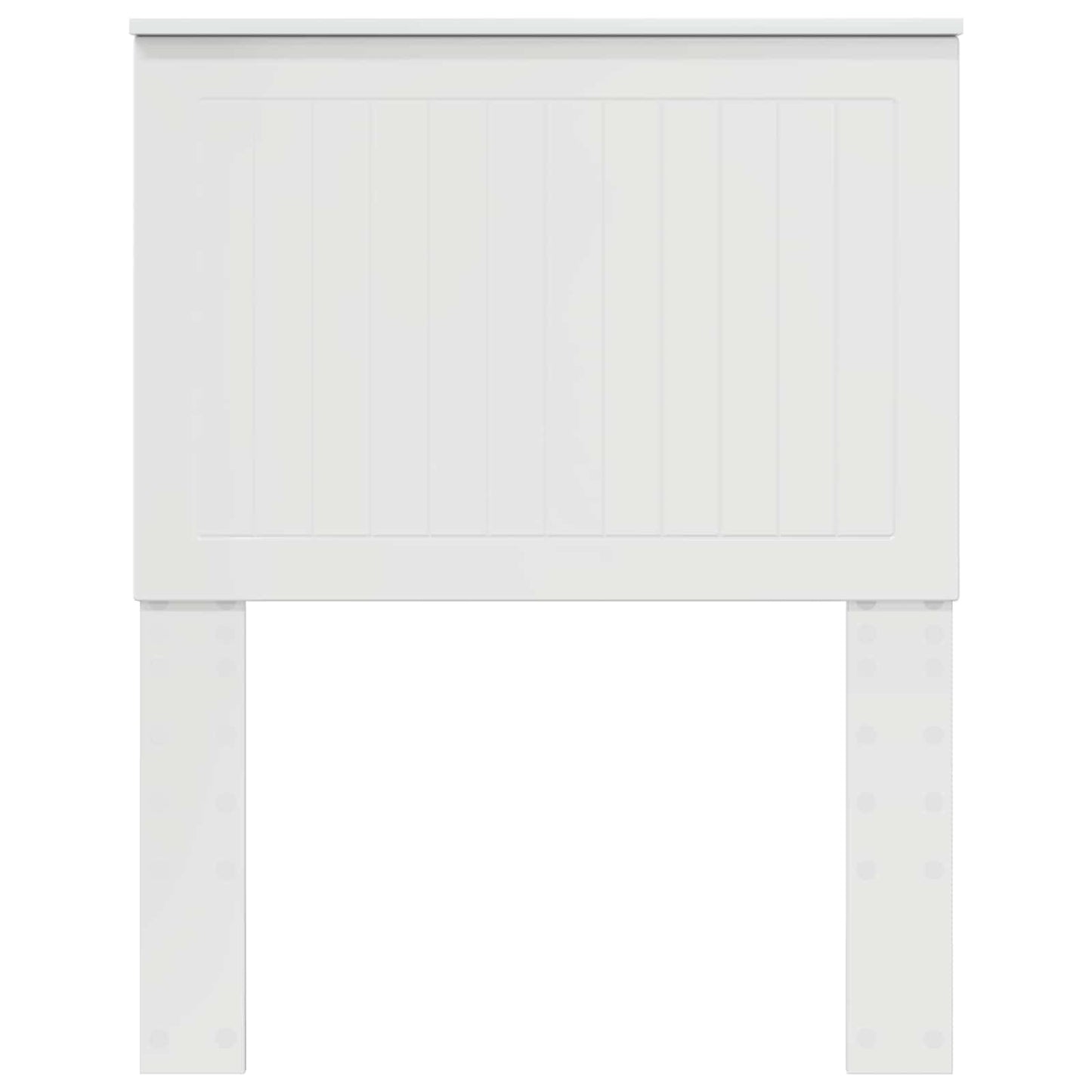 Headboard with Headboard Gloss White 75 cm Engineered wood
