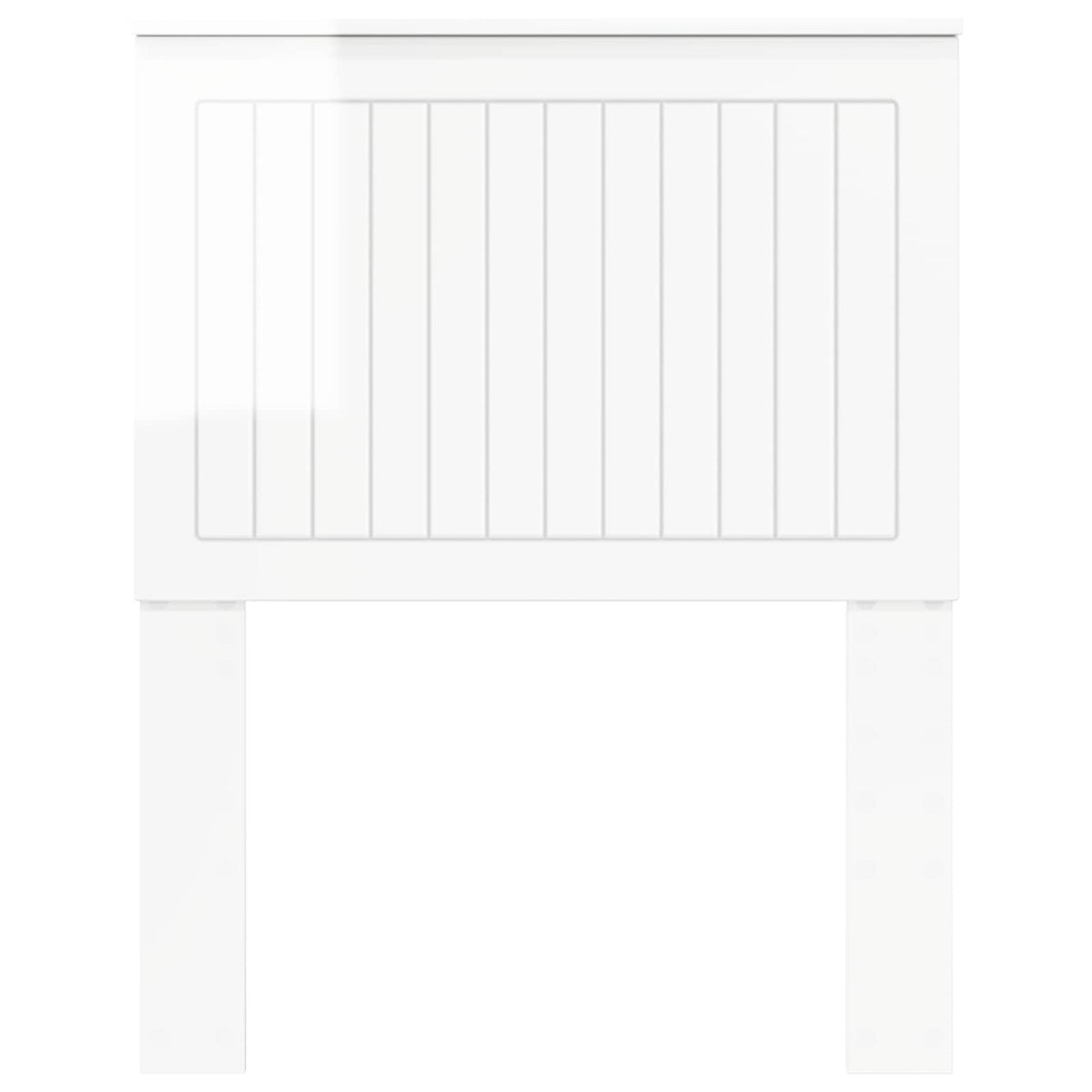 Headboard Gloss White Engineered wood