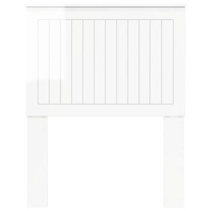 Headboard Gloss White Engineered wood