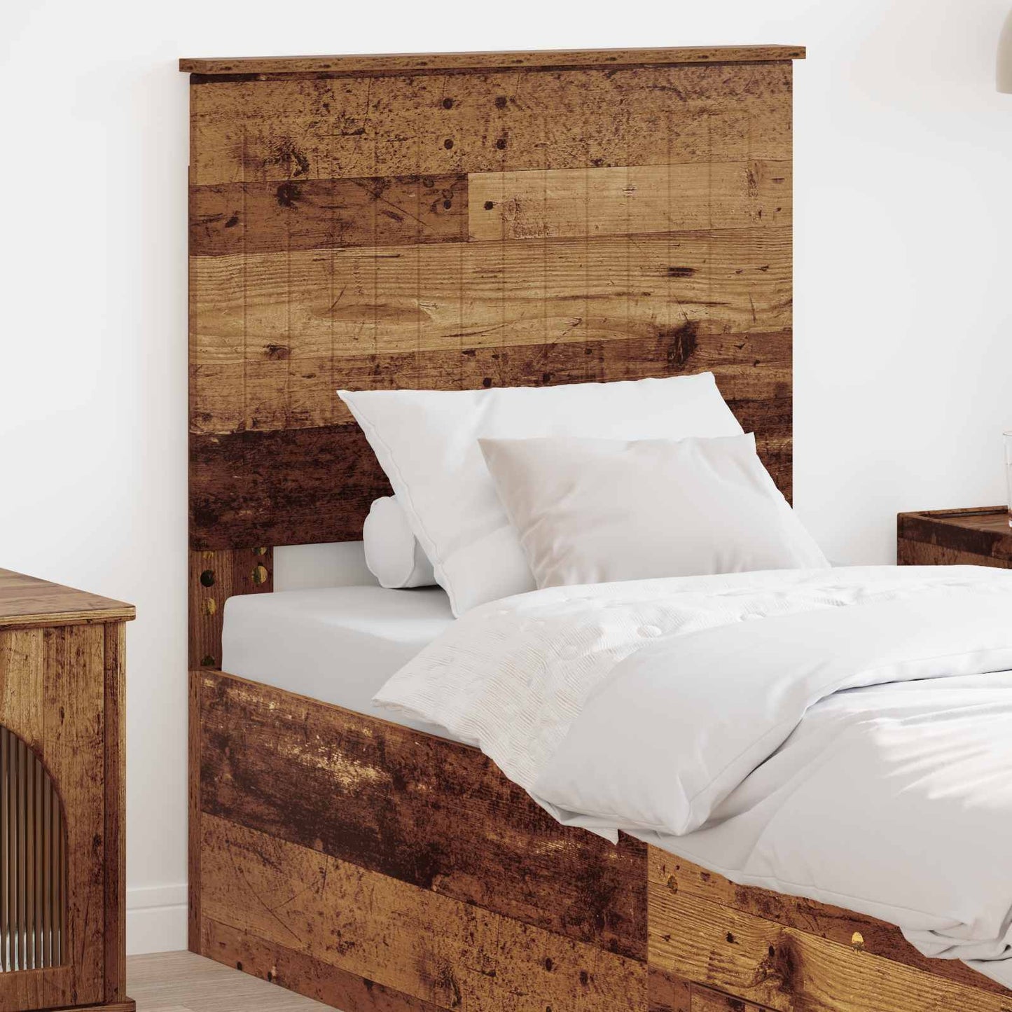 Headboard with Headboard Old Wood 75 cm Engineered wood