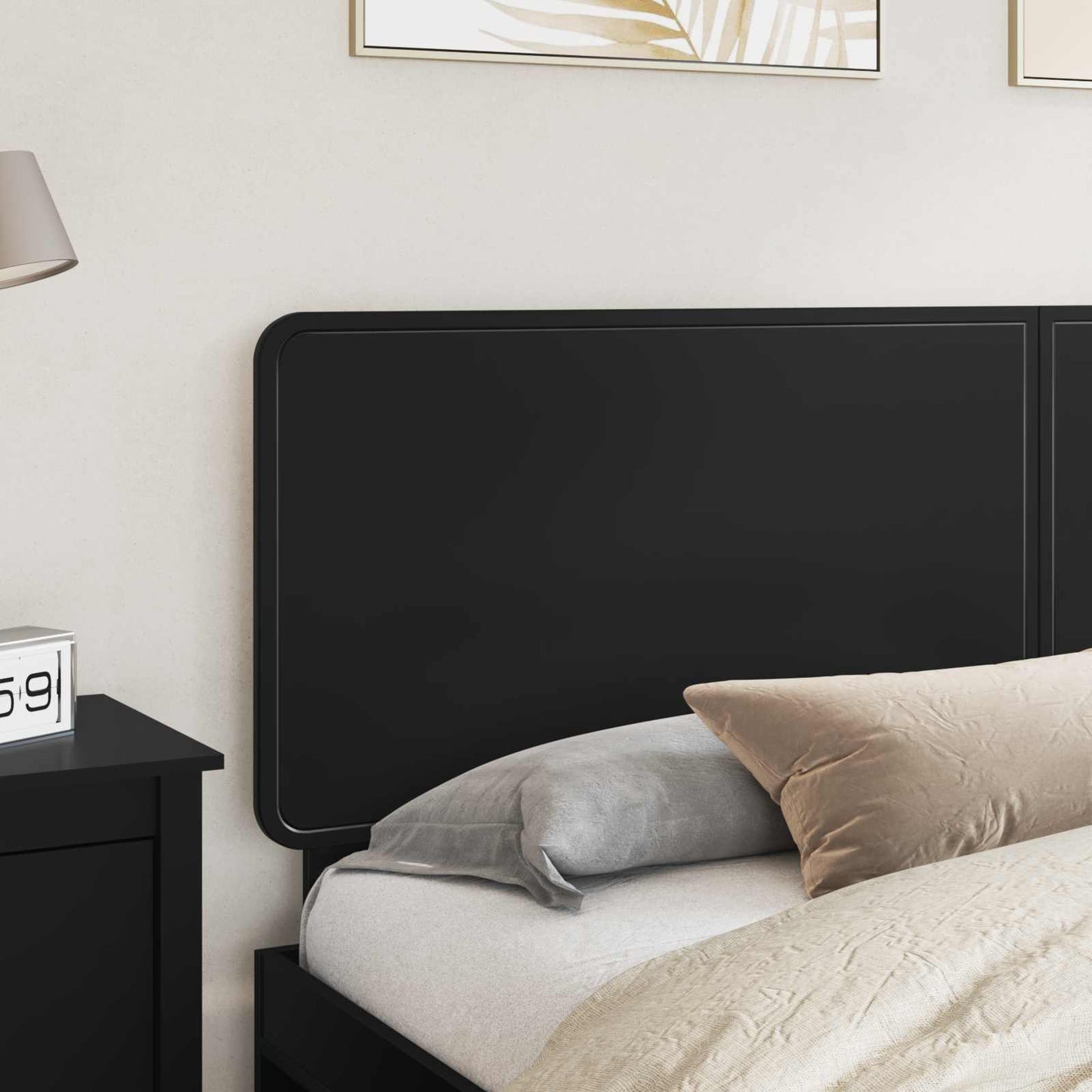 Headboard Black Oak Engineered wood
