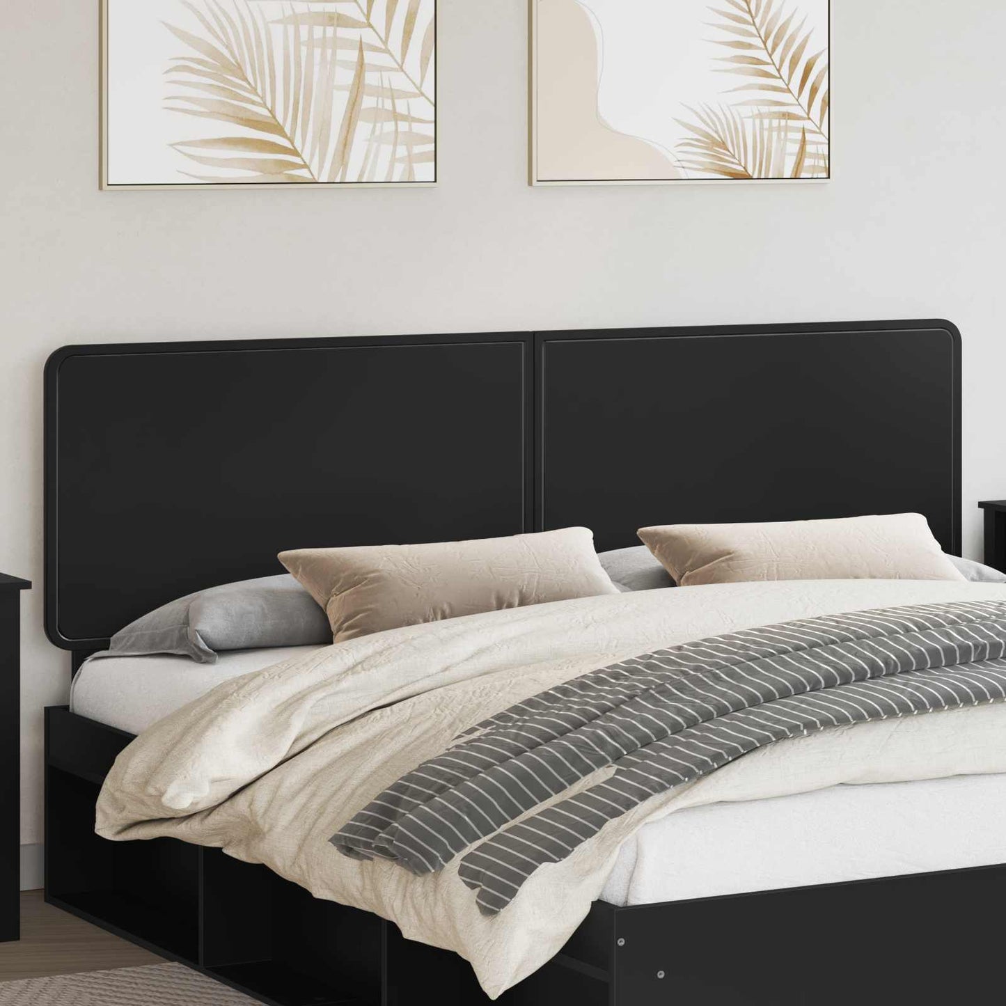 Headboard Black Oak Engineered wood