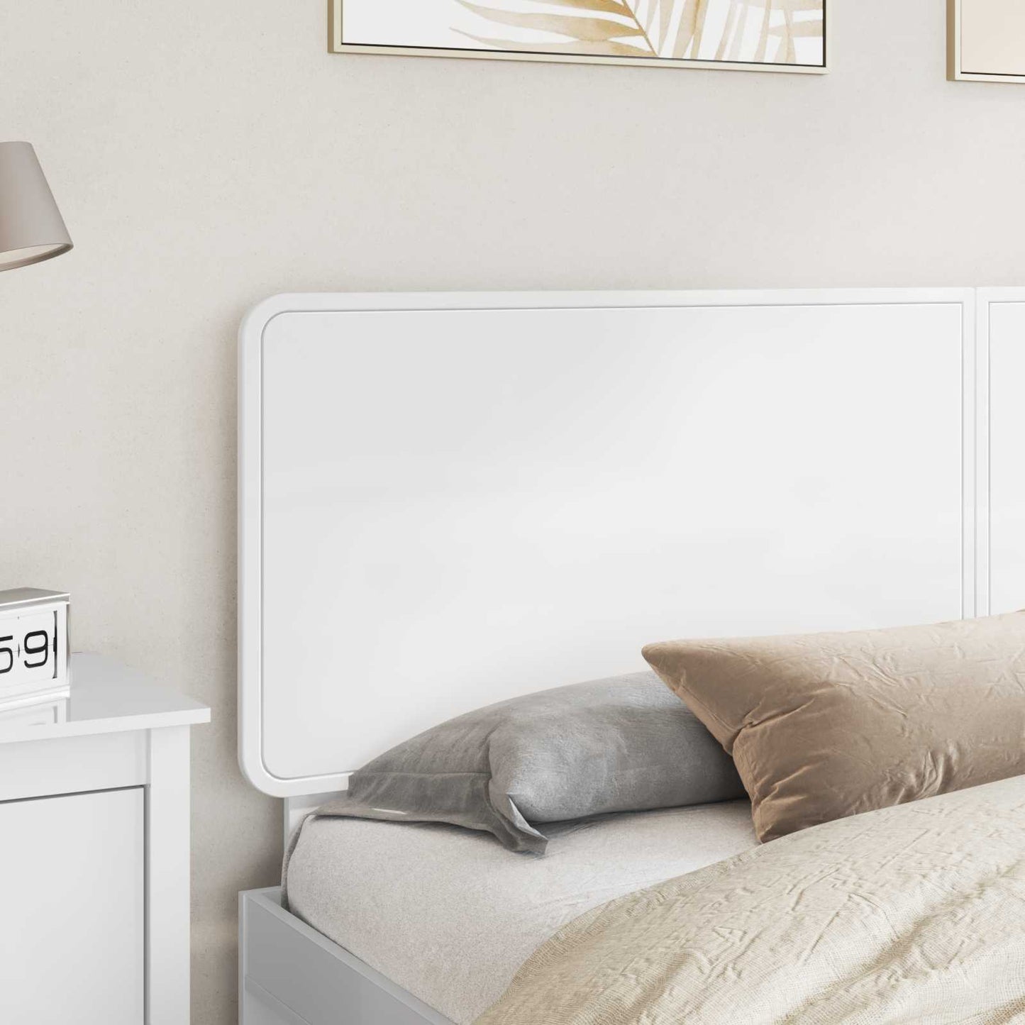 Headboard Gloss White Engineered wood