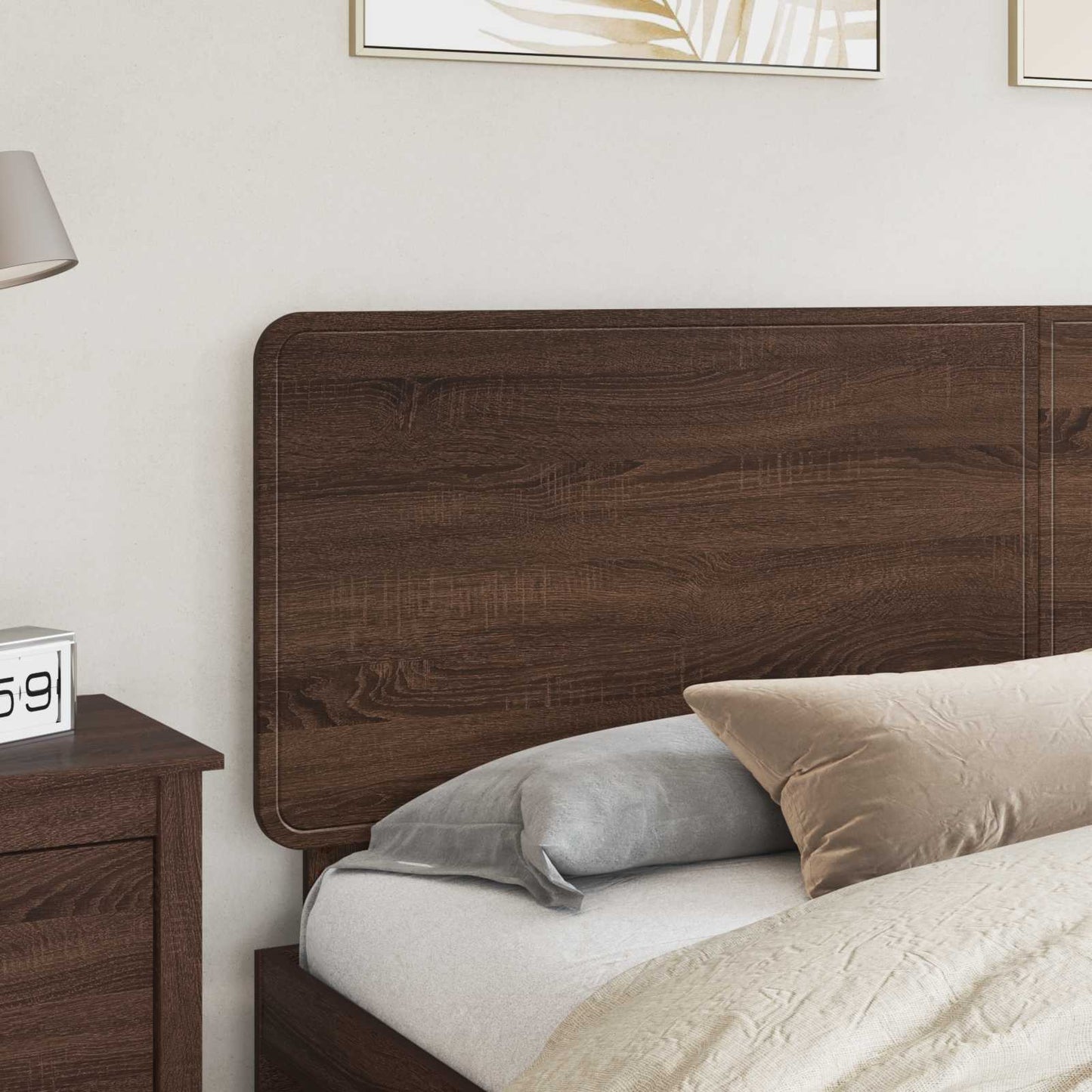 Headboard Brown Oak Engineered wood