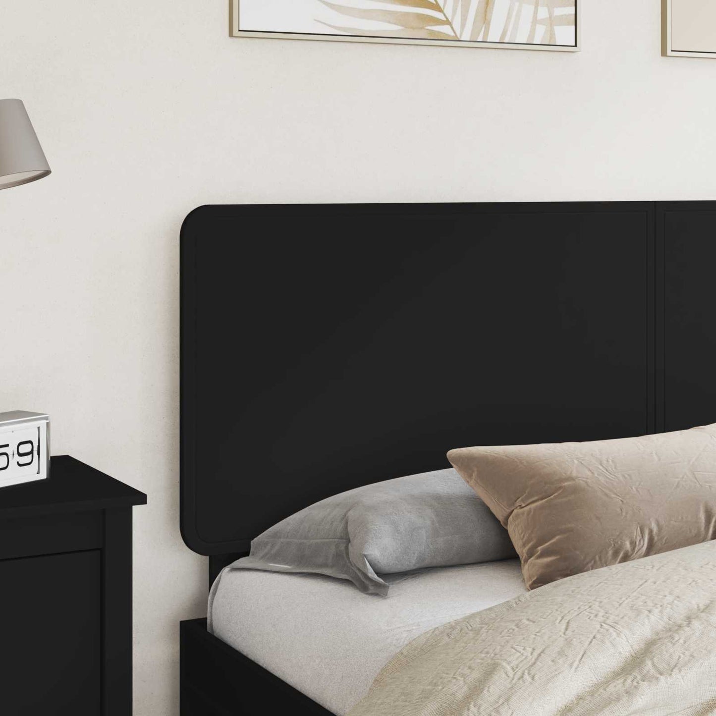 Headboard Black Oak Engineered wood