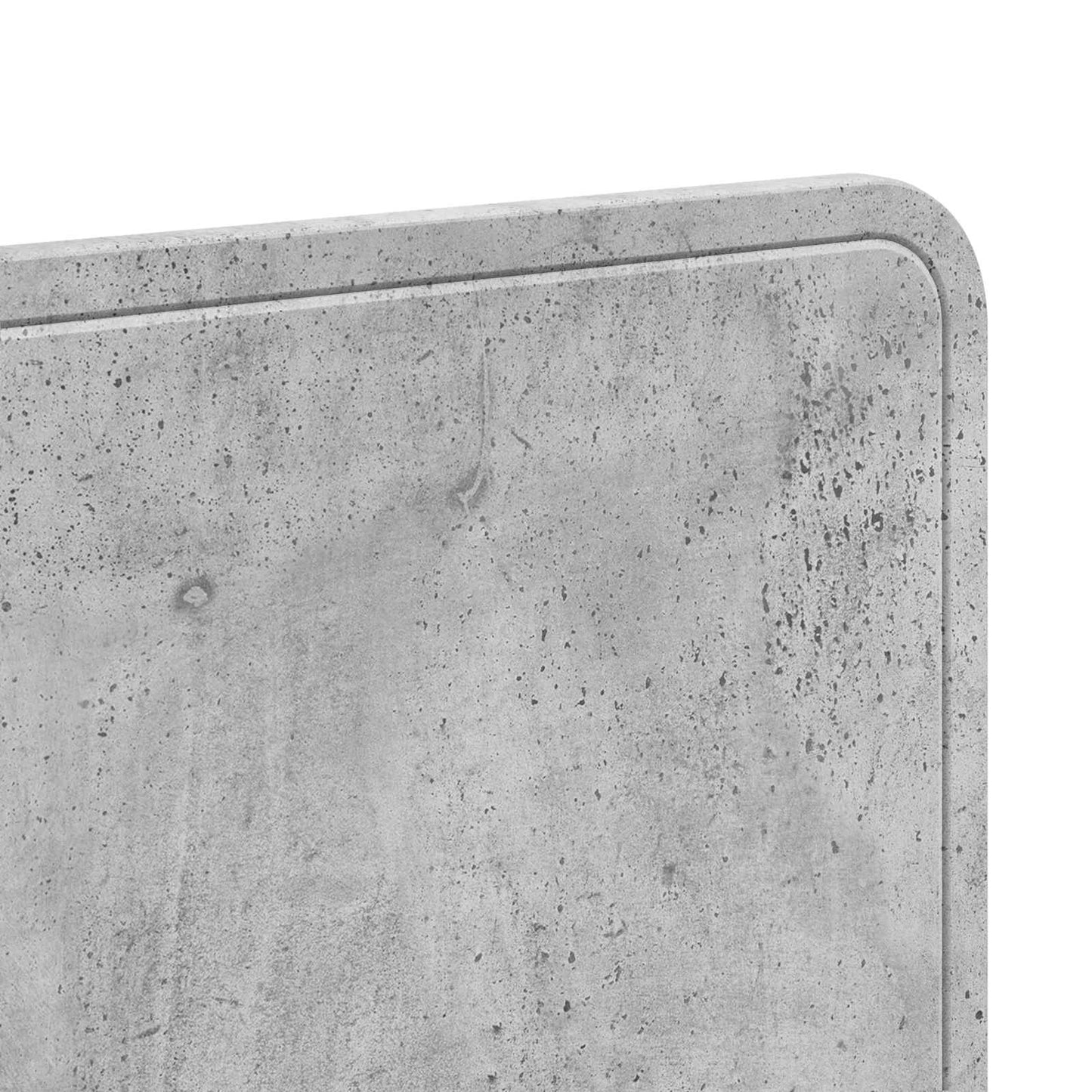 Headboard Concrete Grey Engineered wood