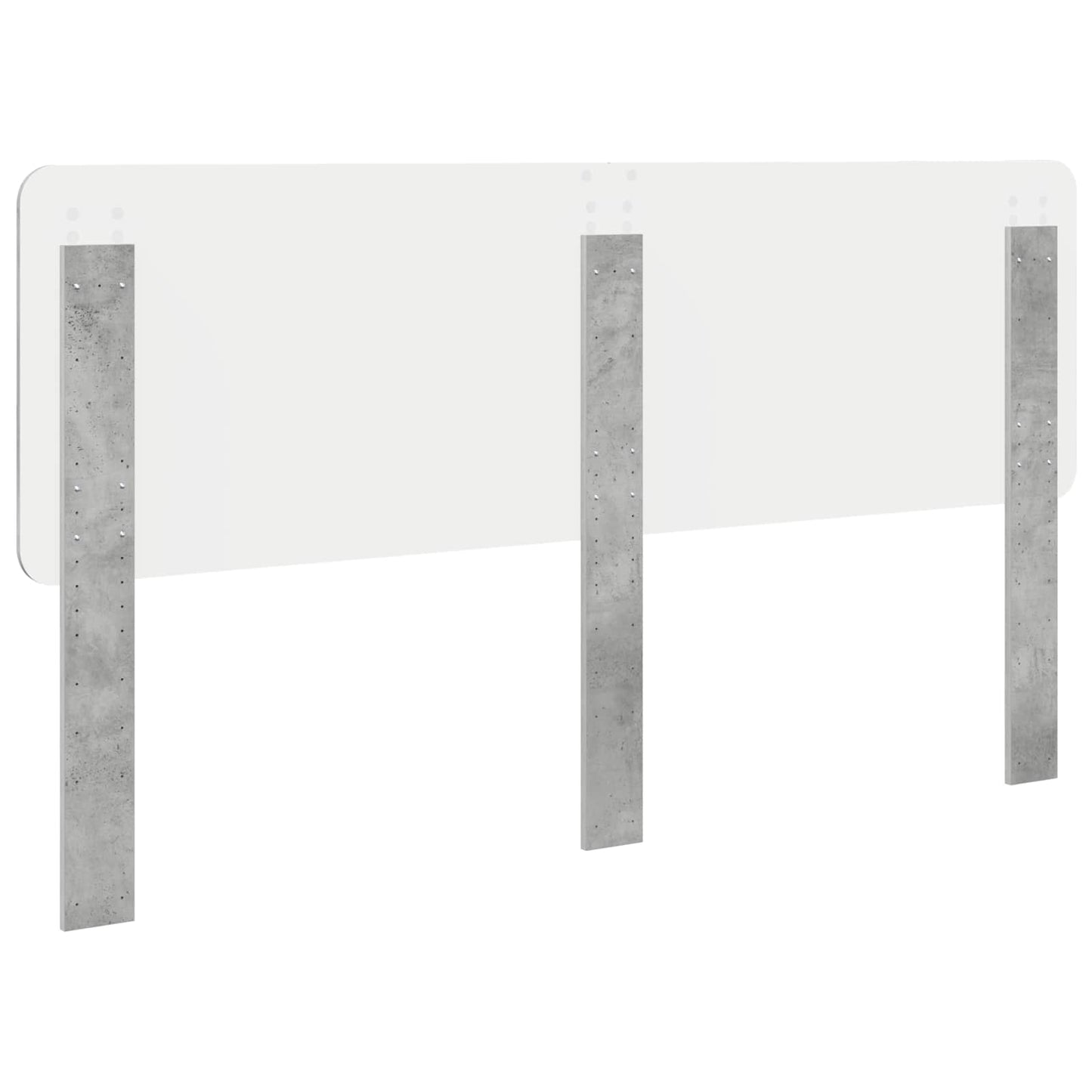 Headboard Concrete Grey Engineered wood