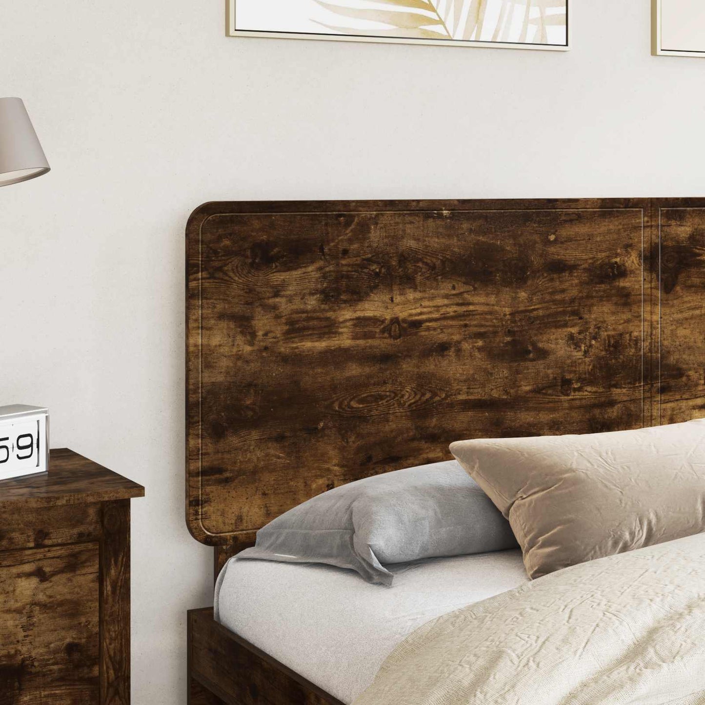 Headboard Smoked Oak Engineered wood