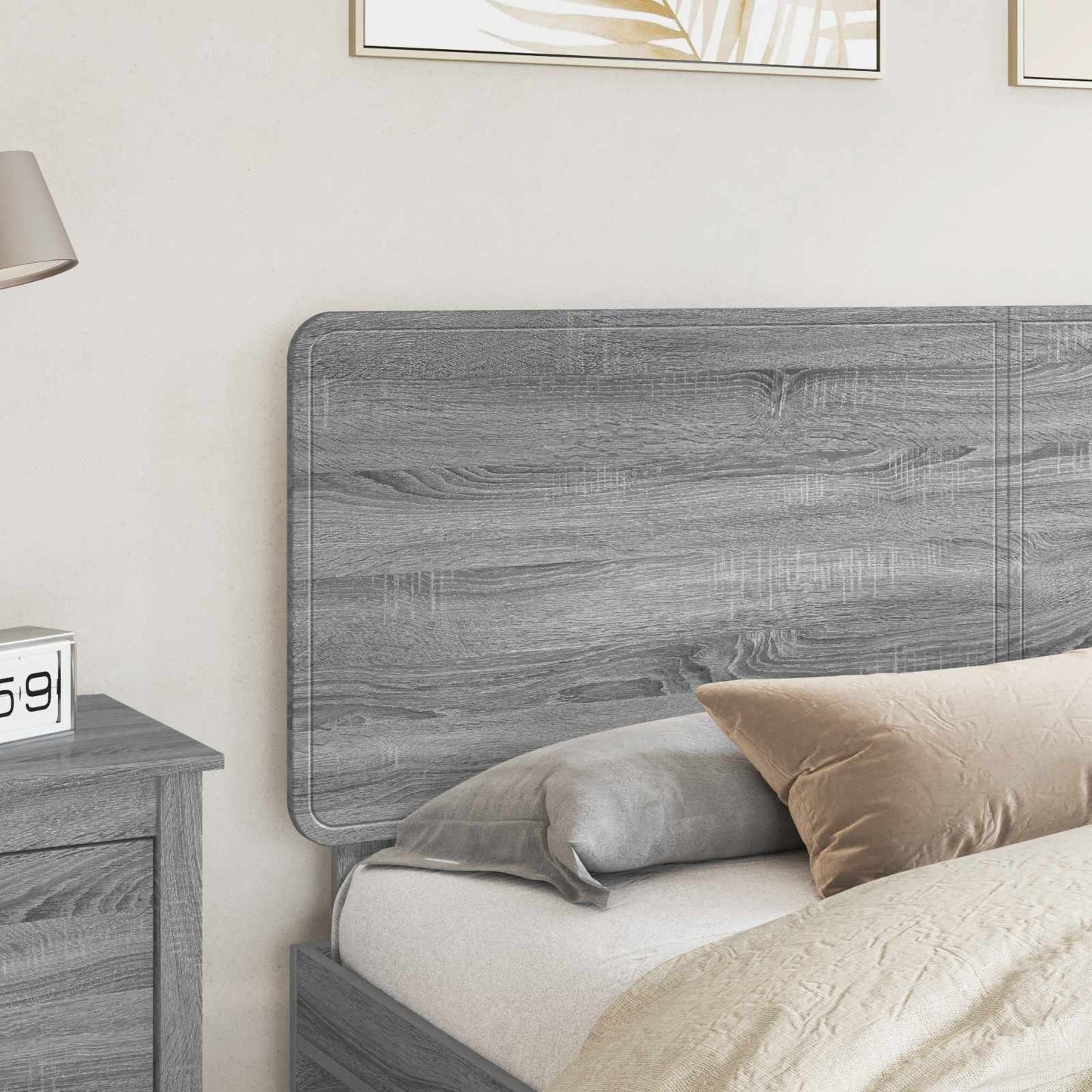 Headboard Grey Sonoma Engineered wood