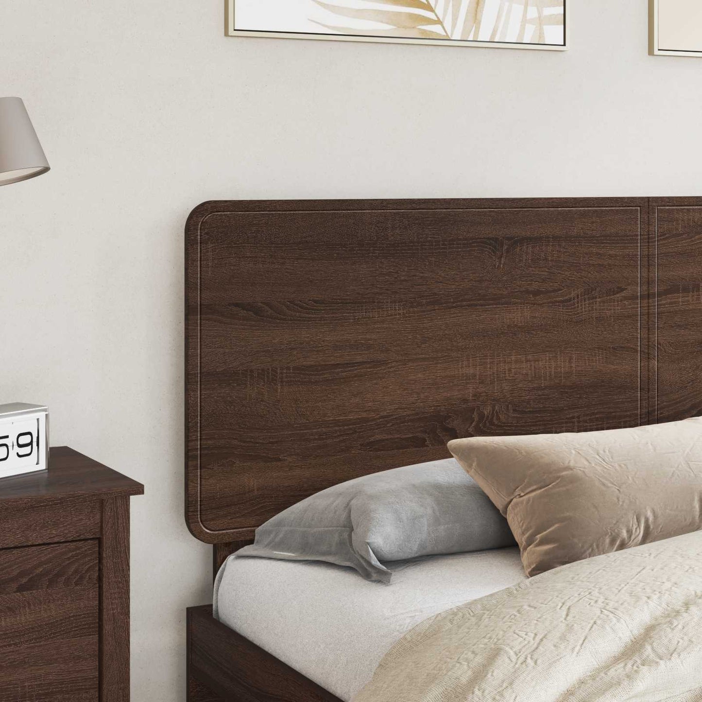 Headboard Brown Oak Engineered wood