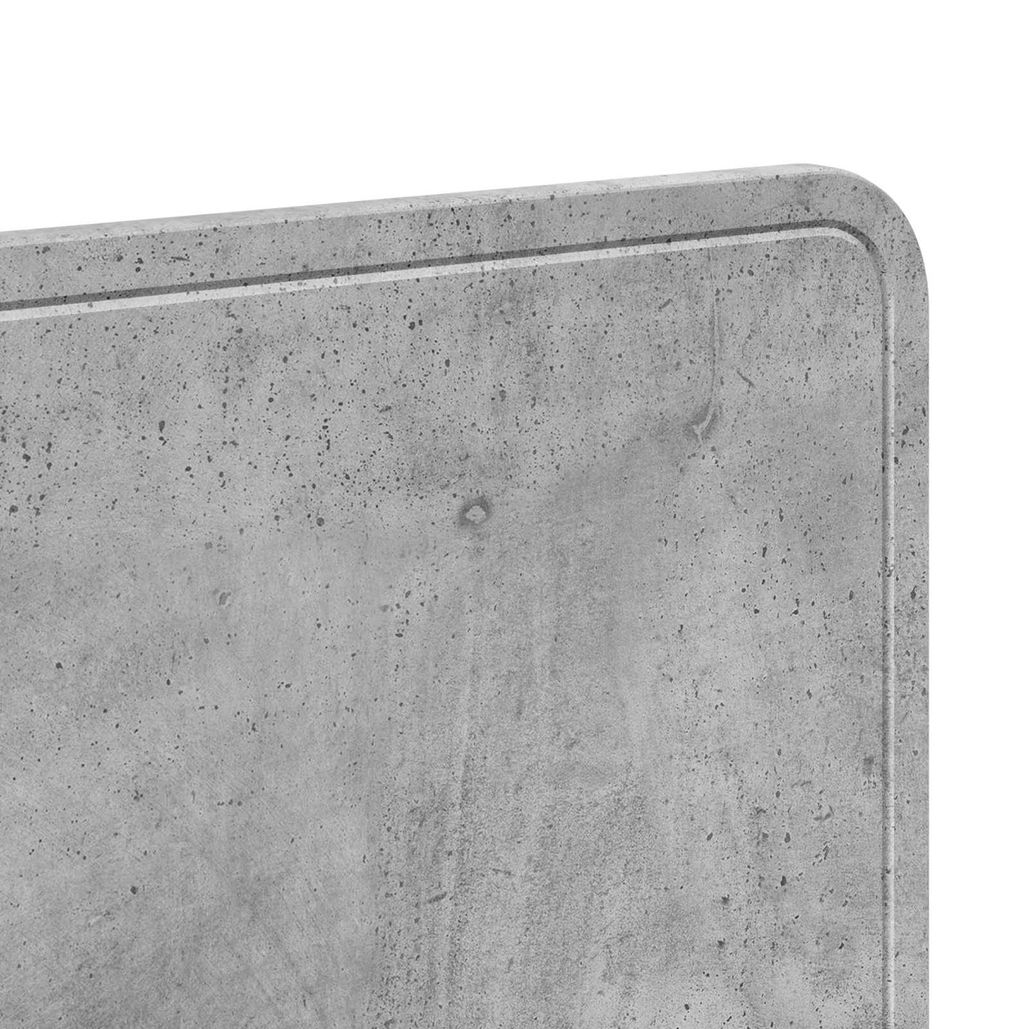 Headboard Concrete Grey Engineered wood