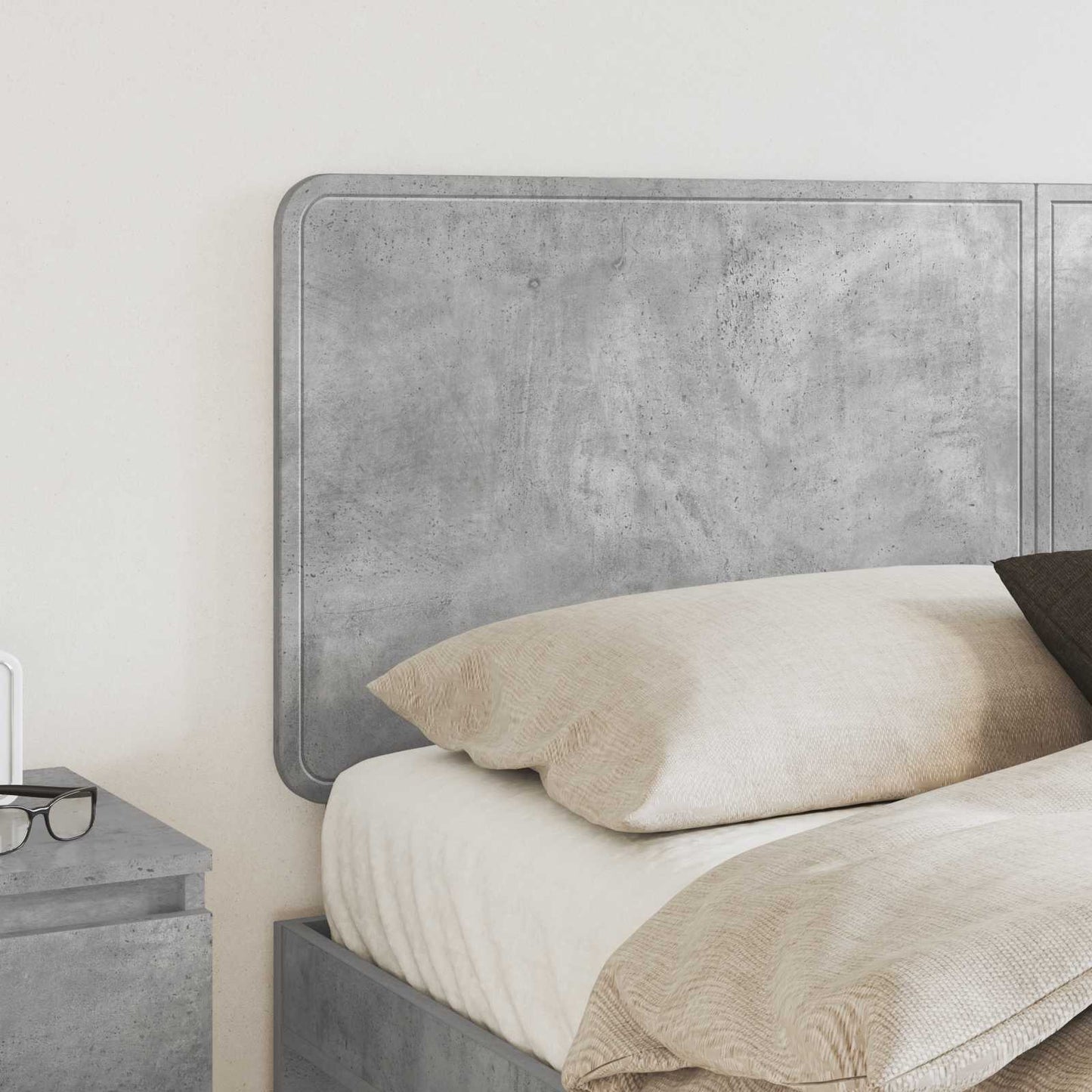 Headboard Concrete Grey Engineered wood