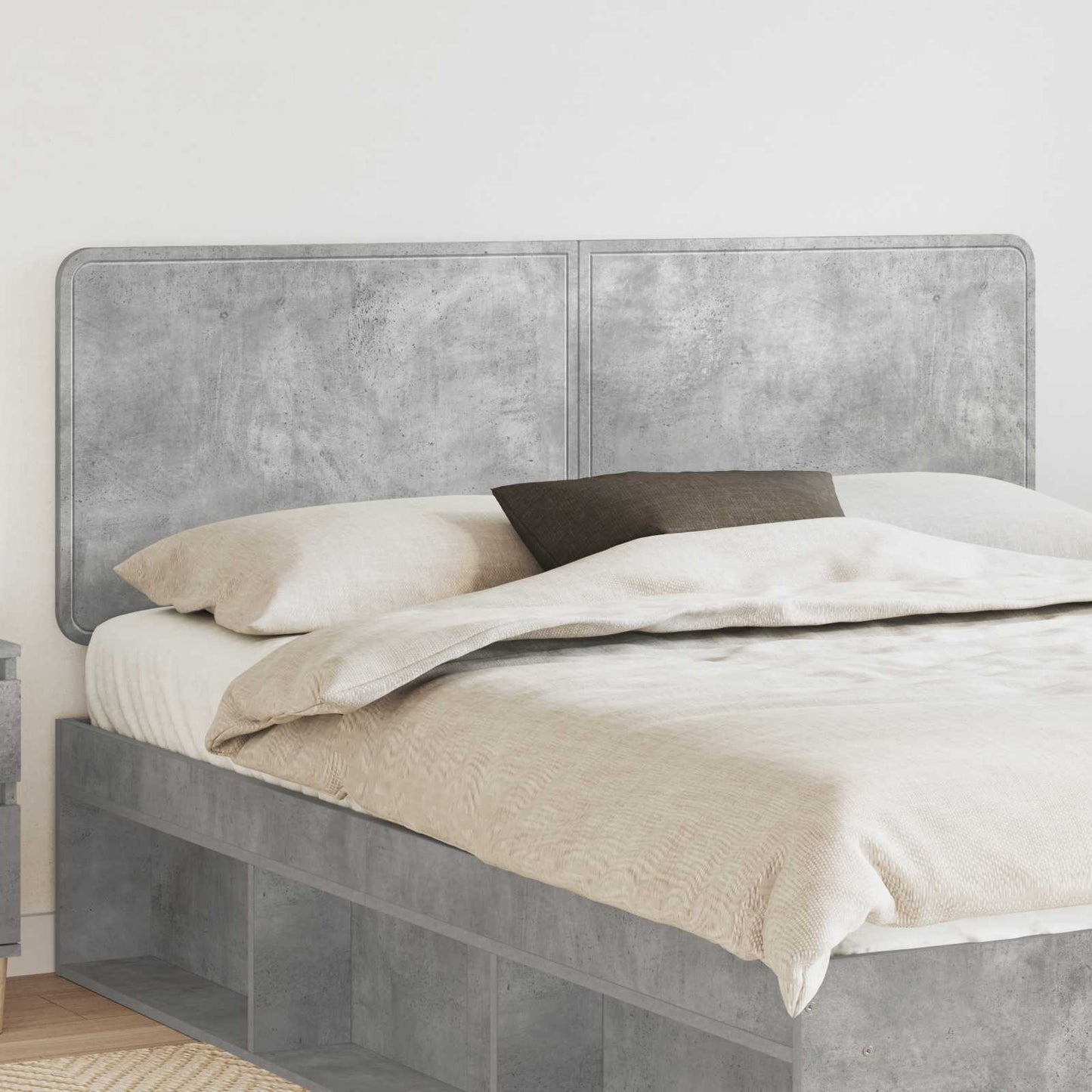 Headboard Concrete Grey Engineered wood