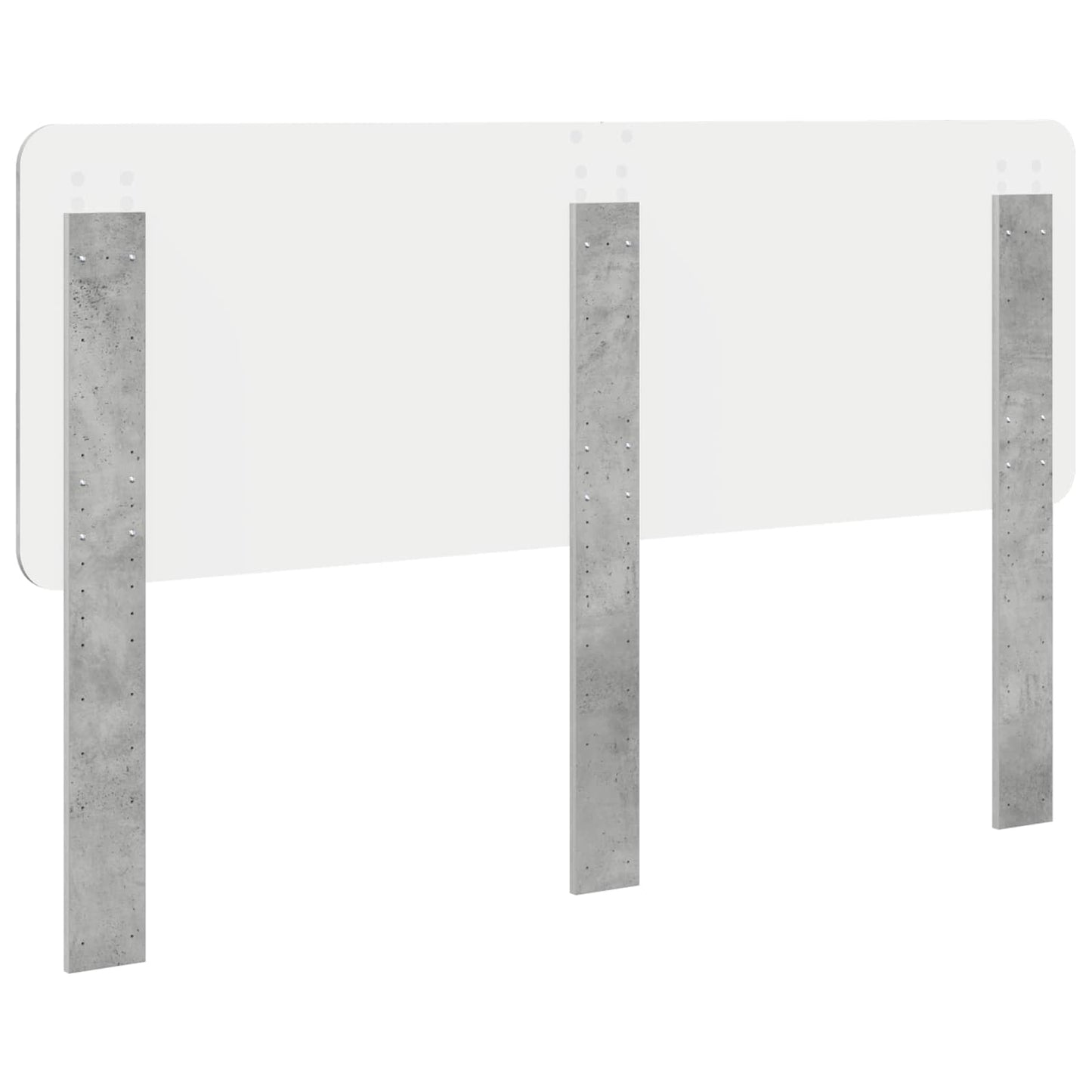 Headboard Concrete Grey Engineered wood