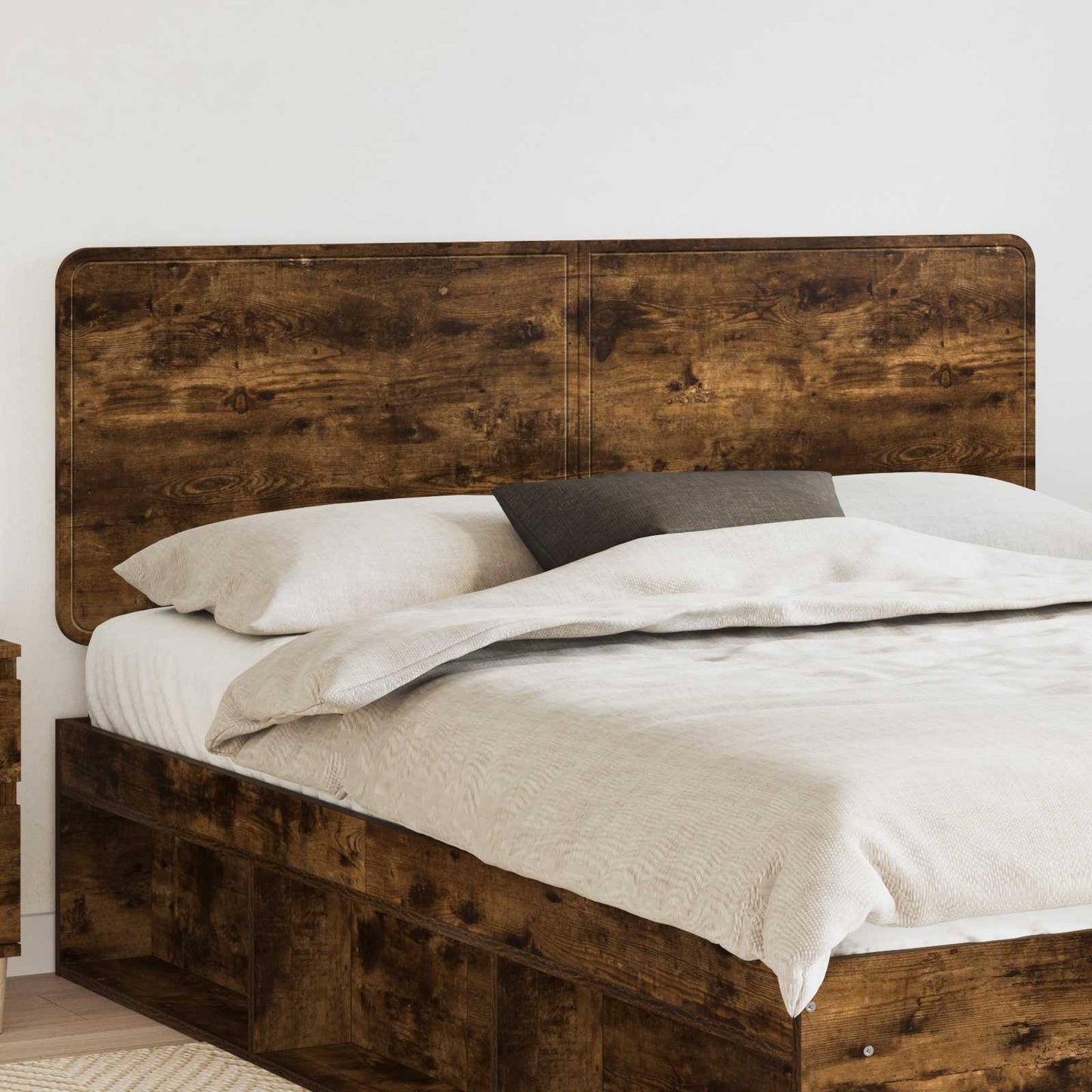 Headboard Smoked Oak Engineered wood