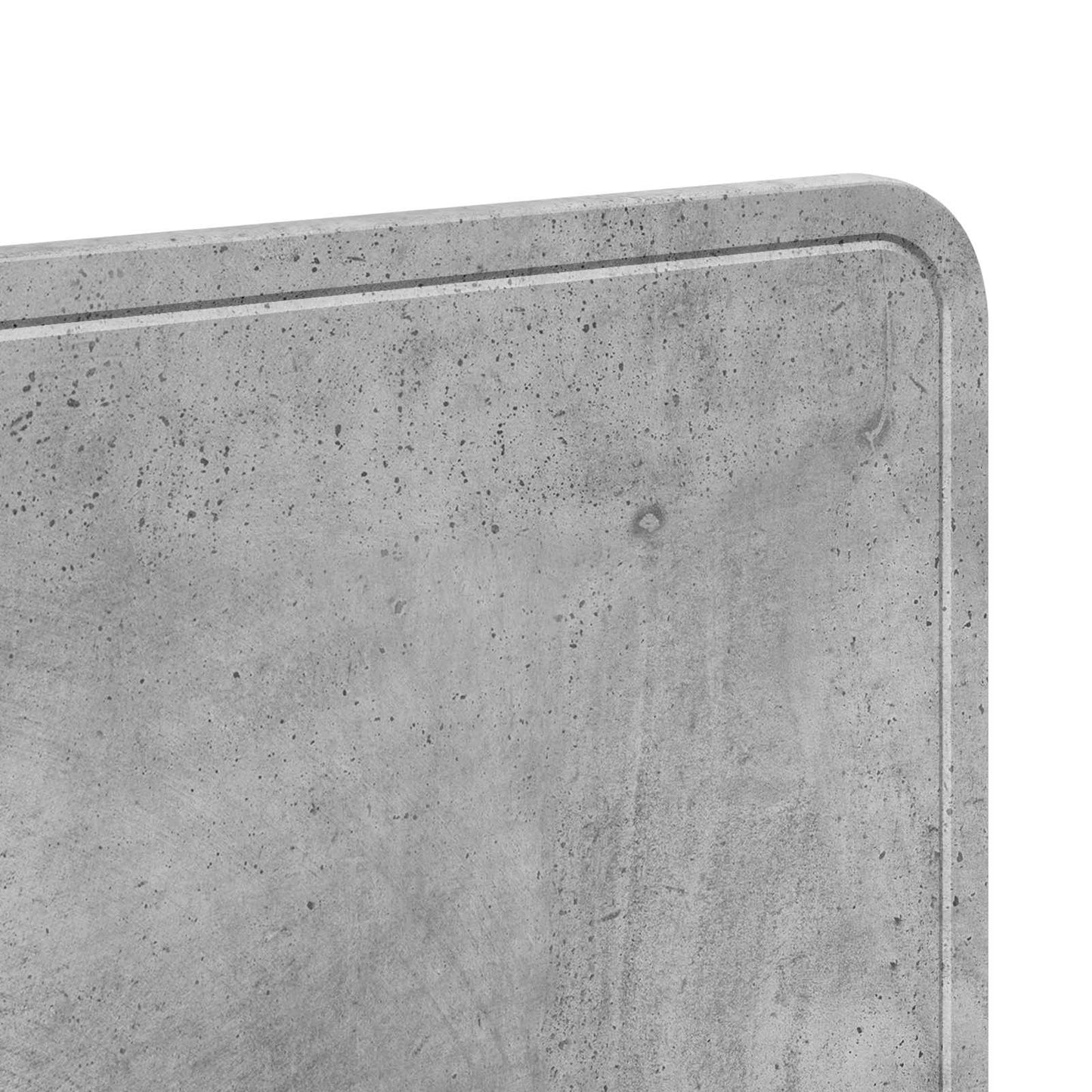 Headboard Concrete Grey Engineered wood