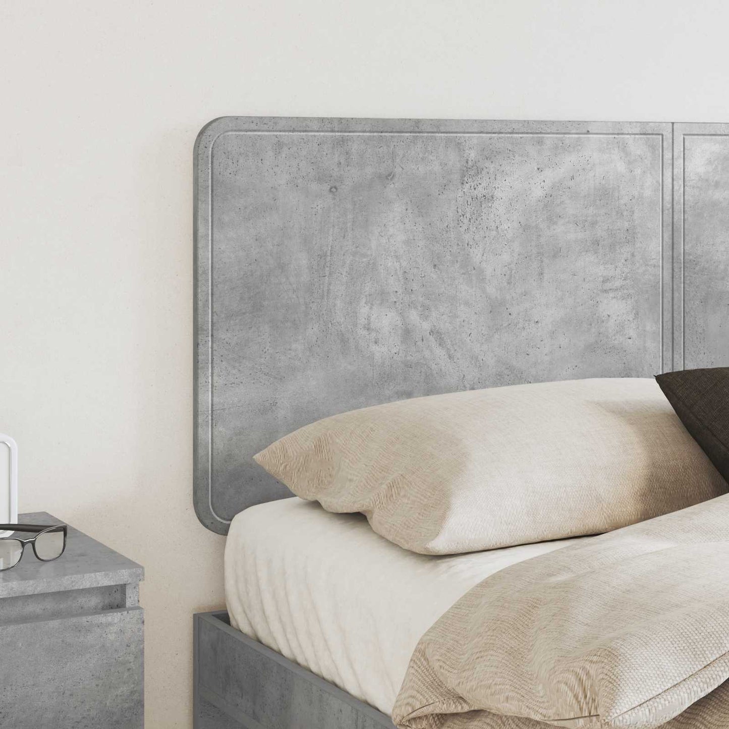 Headboard Concrete Grey Engineered wood