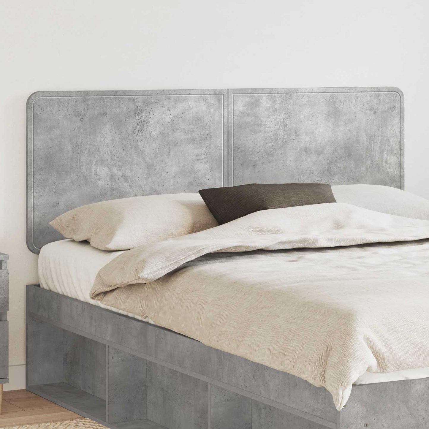 Headboard Concrete Grey Engineered wood