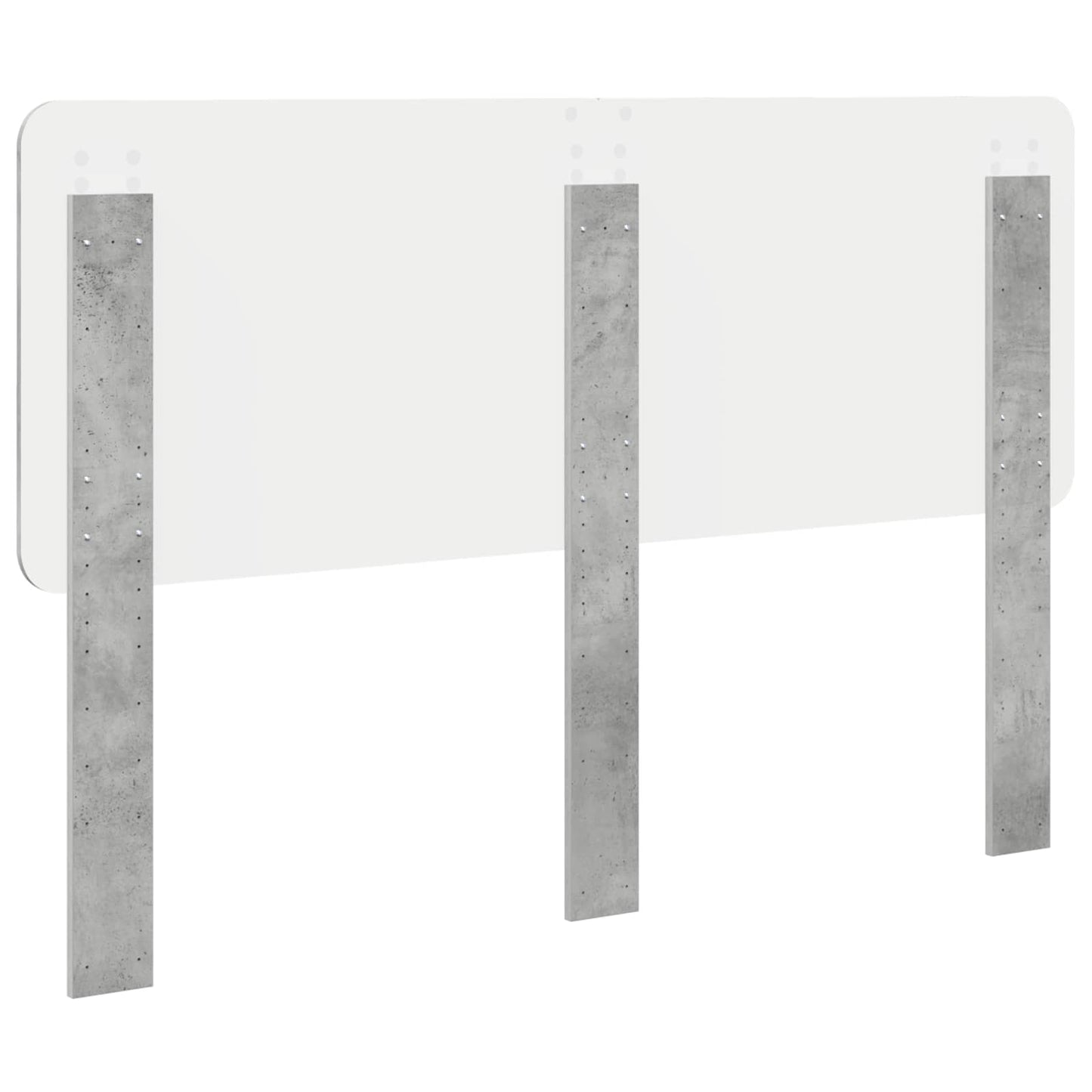 Headboard Concrete Grey Engineered wood
