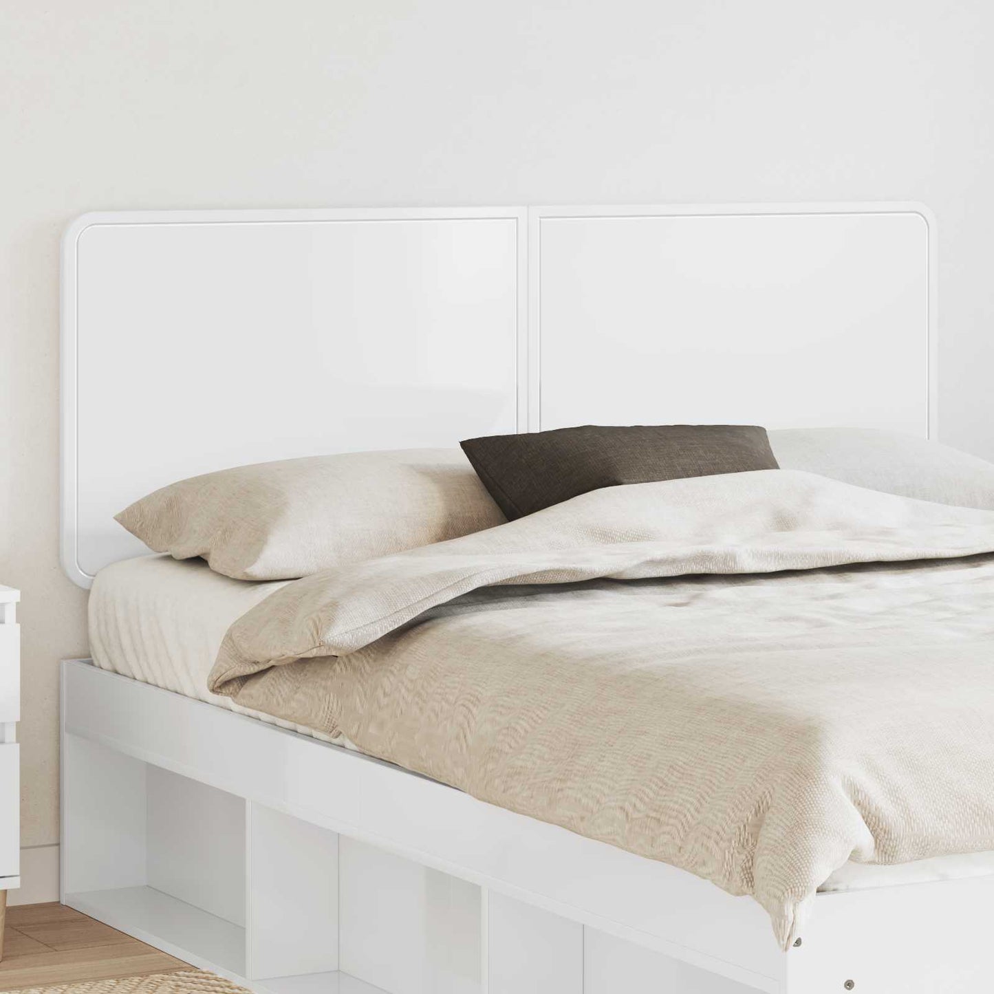 Headboard Gloss White Engineered wood