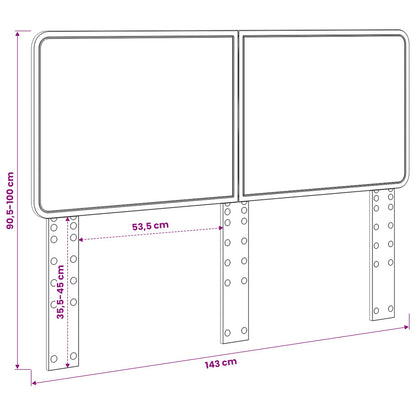 Headboard White Engineered wood