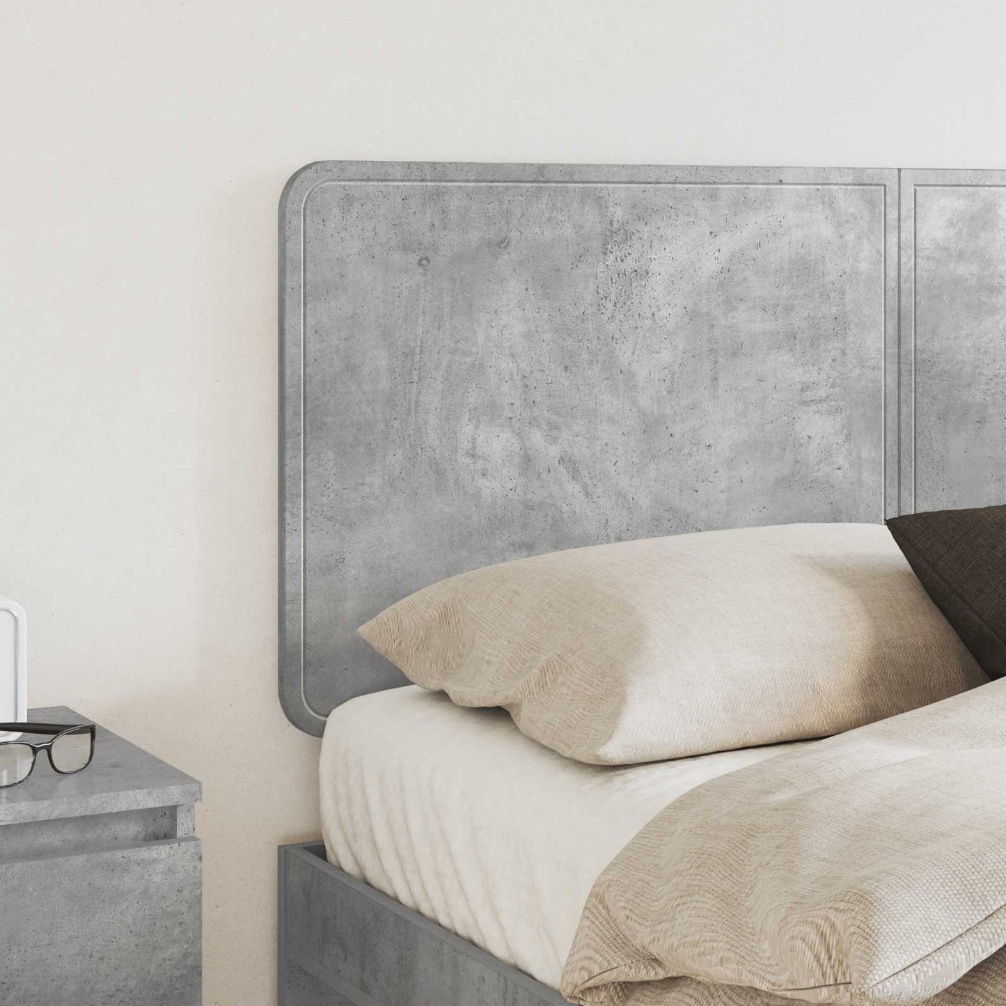 Headboard Concrete Grey Engineered wood
