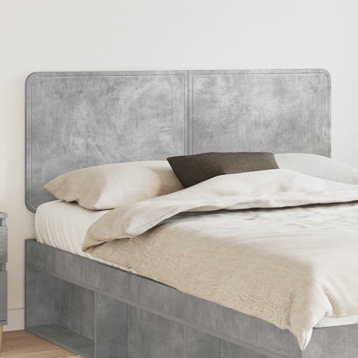 Headboard Concrete Grey Engineered wood