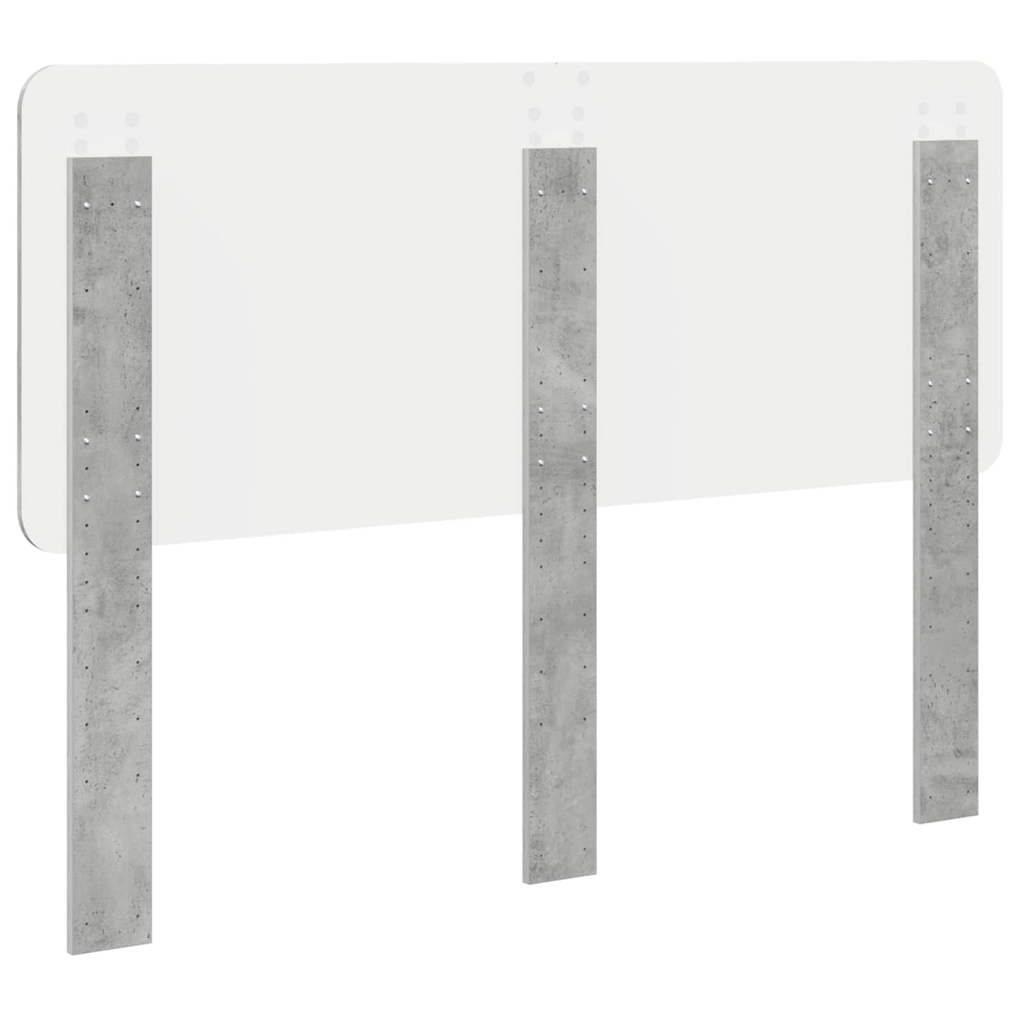 Headboard Concrete Grey Engineered wood