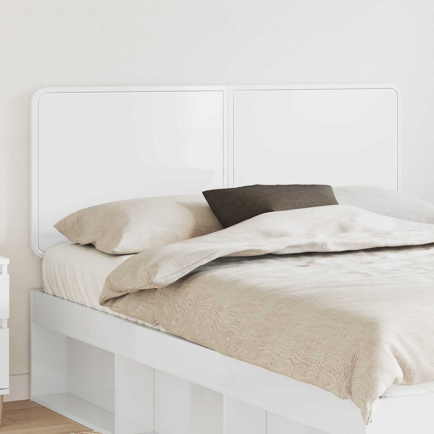 Headboard Gloss White Engineered wood