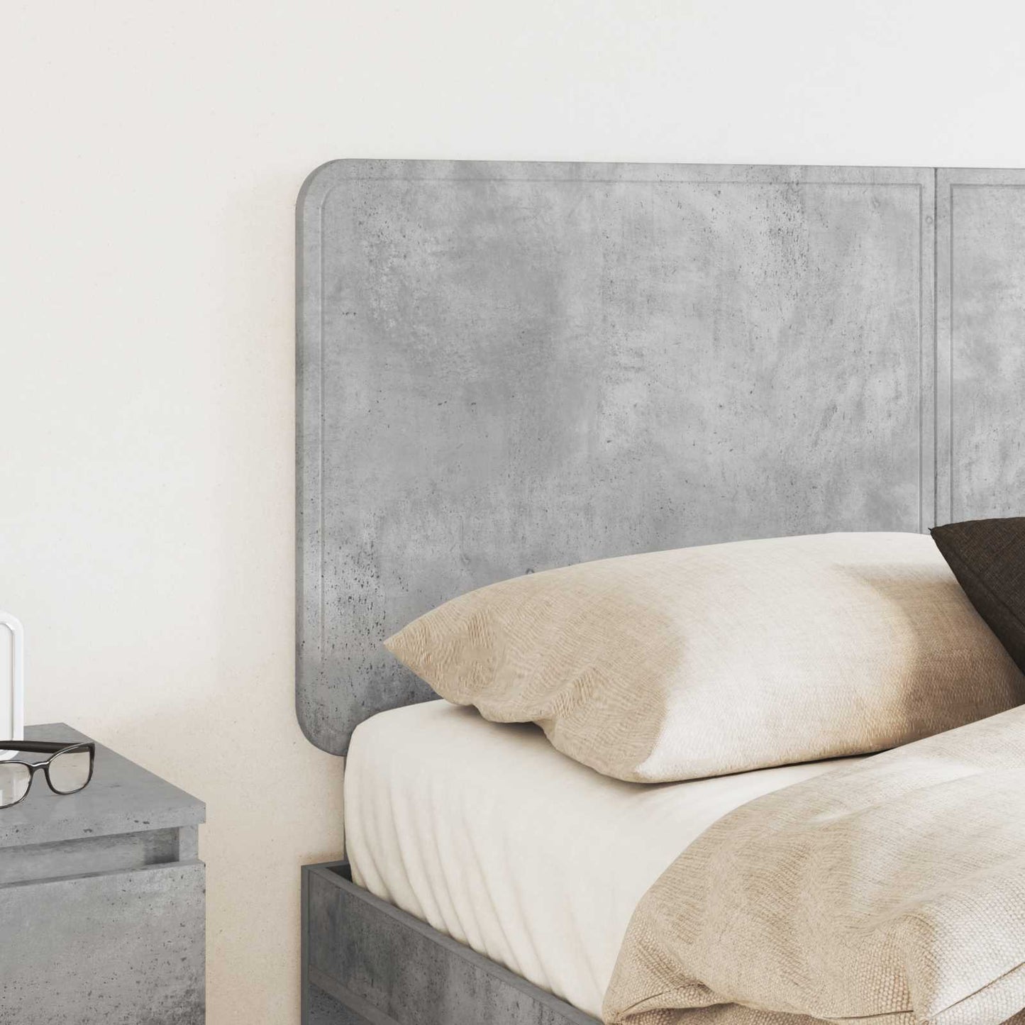 Headboard Concrete Grey Engineered wood