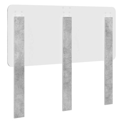 Headboard Concrete Grey Engineered wood