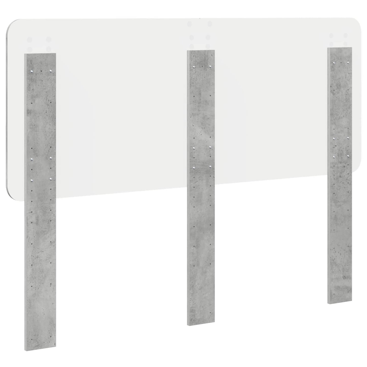 Headboard Concrete Grey Engineered wood